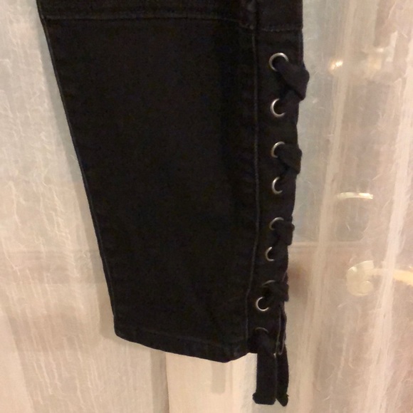 Black Skinny Moto Jeans - Picture 2 of 5